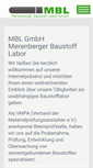 Mobile Screenshot of mblabor.de