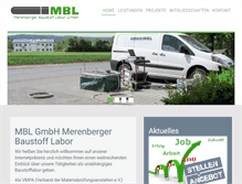 Tablet Screenshot of mblabor.de